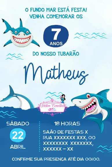 Convite Digital Tubarão