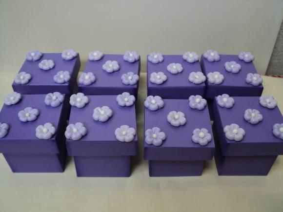 10 Caixas em mdf para Lembrancinhas Decorada 5x5x5