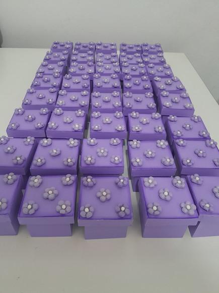 10 Caixas em mdf para Lembrancinhas Decorada 5x5x5