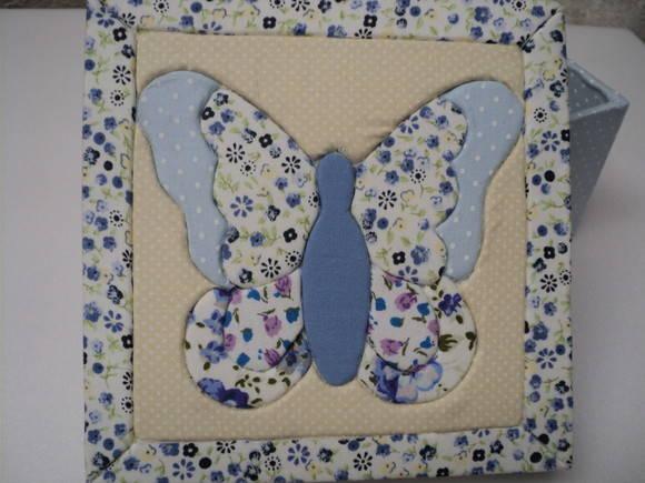 Caixa em MDF Patchwork Embutido