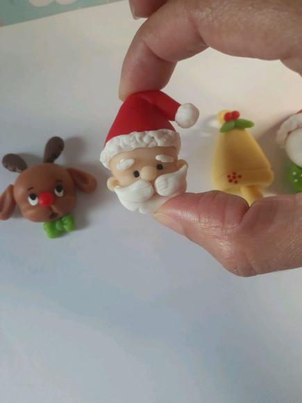 Kit de 5 Apliques para Laço de Natal
