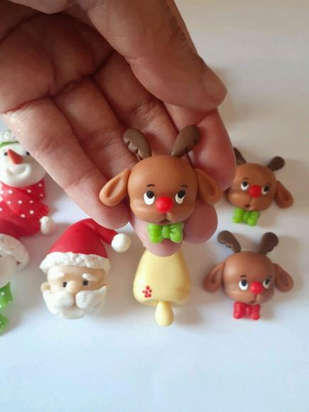 Kit de 5 Apliques para Laço de Natal