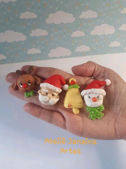 Kit de 5 Apliques para Laço de Natal