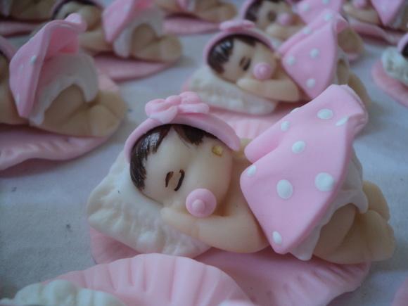 Lembrancinha Aplique Bebê na Mantinha Maternidade