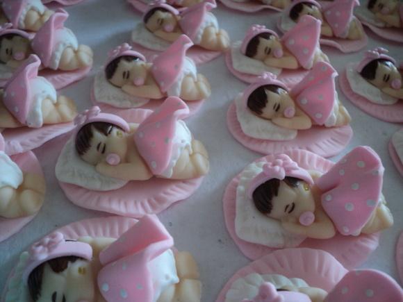 Lembrancinha Aplique Bebê na Mantinha Maternidade