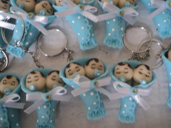 Lembrancinha Bebê Gêmeos na Mantinha