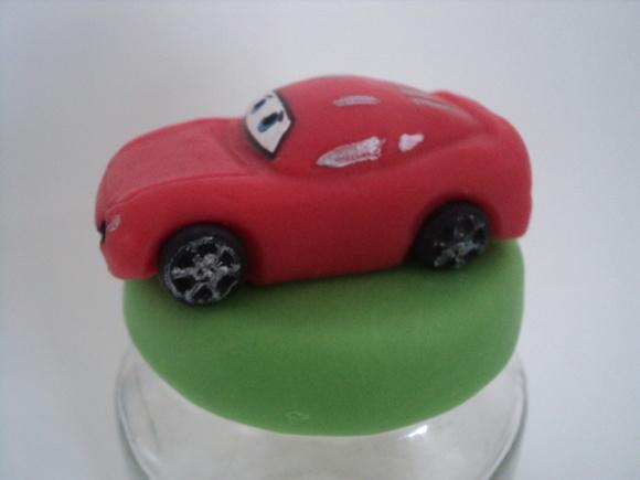 Lembrancinha Carros em Biscuit