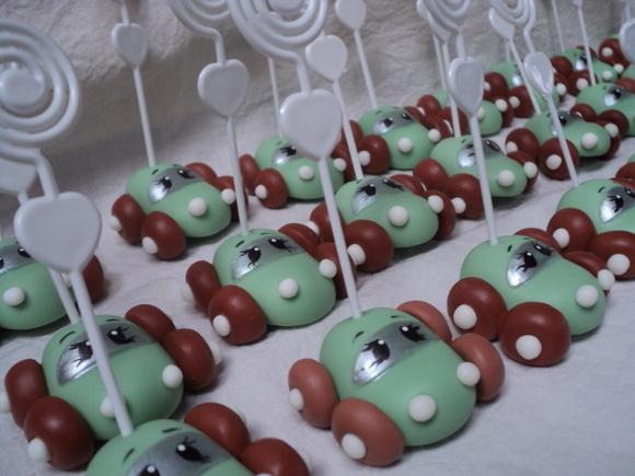 Lembrancinha de Aniversário Carrinho Porta Recados