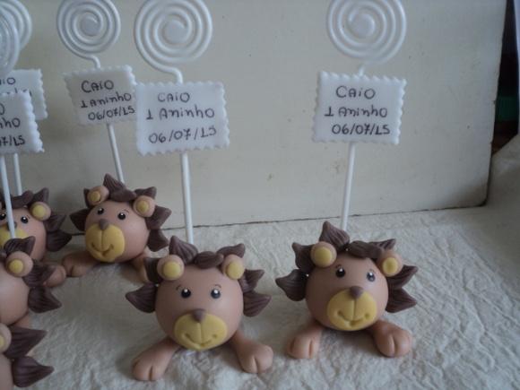 Lembrancinha de Aniversário Safari Leãozinho