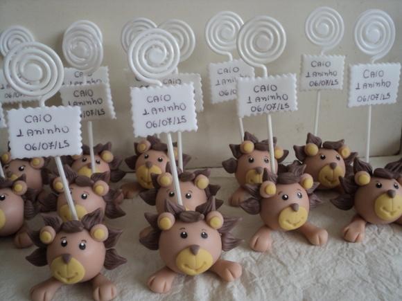 Lembrancinha de Aniversário Safari Leãozinho