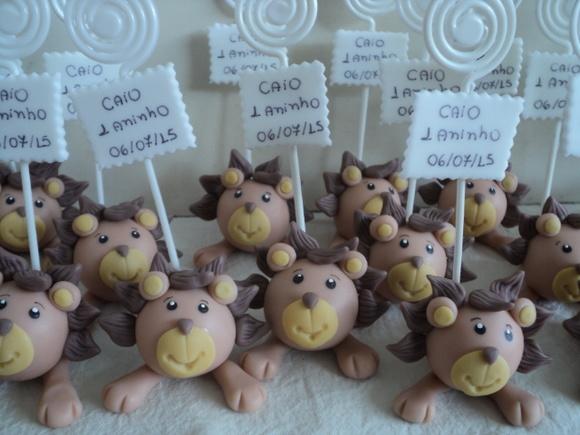 Lembrancinha de Aniversário Safari Leãozinho