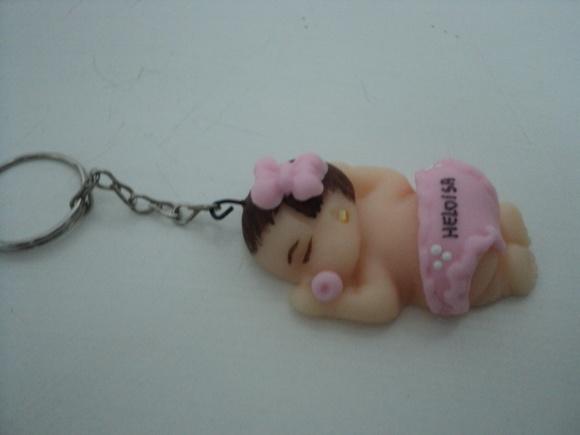 Lembrancinha de Maternidade Bebê Chaveiro Menina