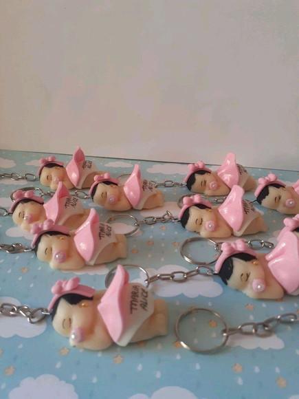 Lembrancinha de Maternidade Chaveiro Menina