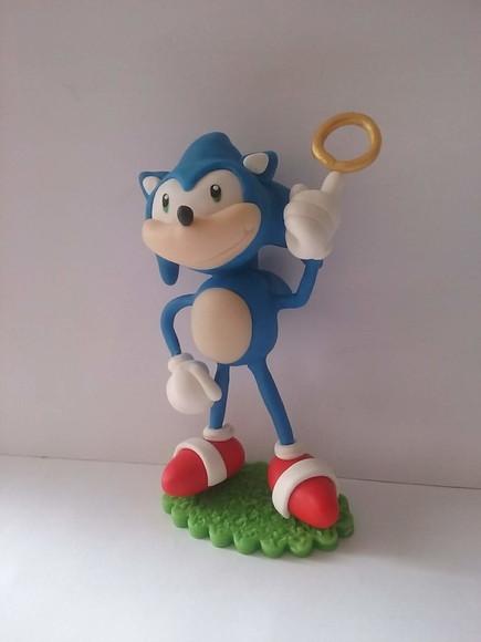 Lembrancinha Sonic em Biscuit