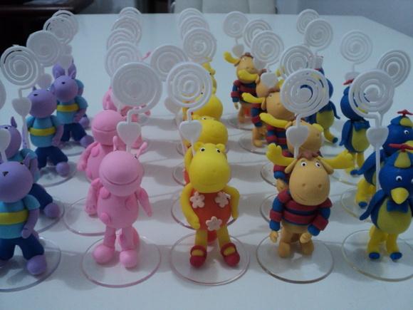 Lembrancinhas Backyardigans em biscuit