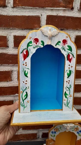 Oratório Capela Médio Decorado em mdf