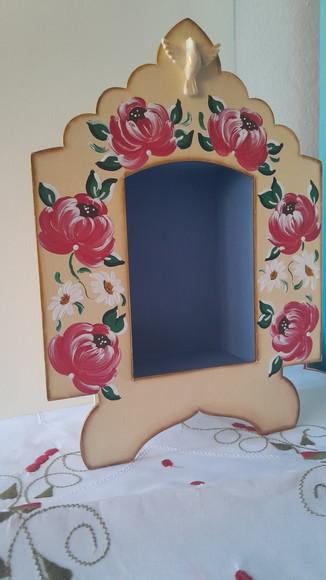 Oratorio Médio Decorado para Imagens de até 14,5 cm