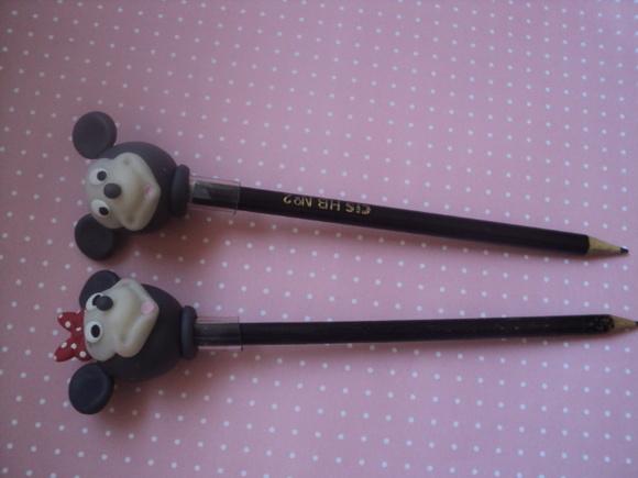 Ponteira para Lápis Mickey e Minie