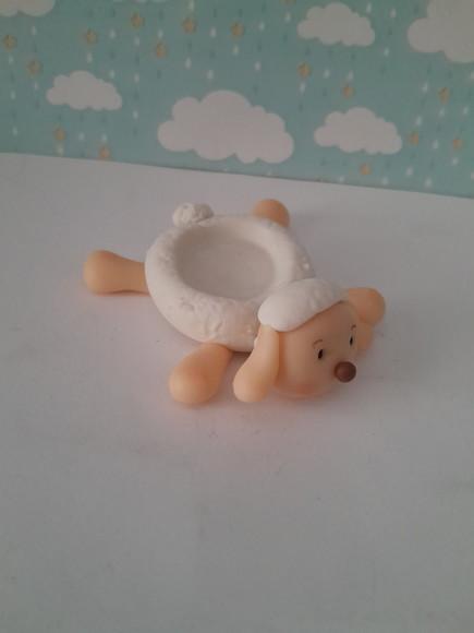 Porta Docinhos Ovelhinha em Biscuit