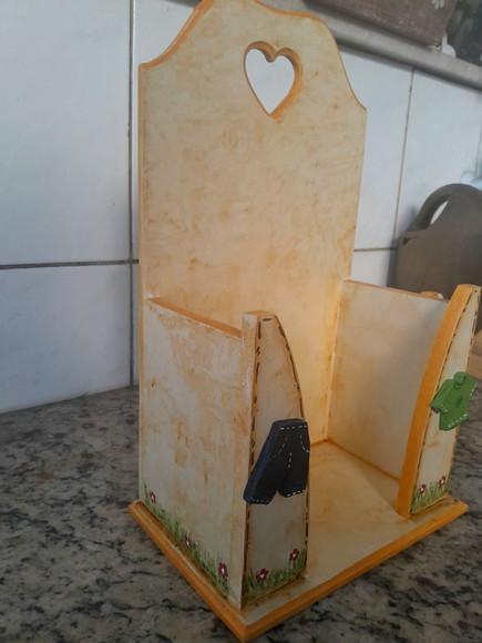 Porta Ferro em mdf Decorado