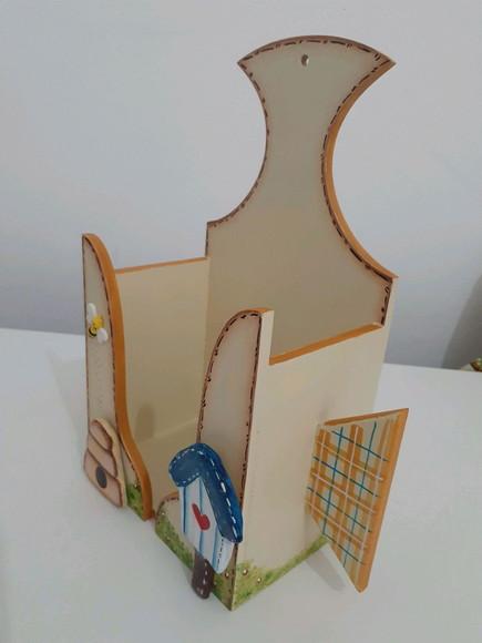 Porta Ferro em mdf Decorado