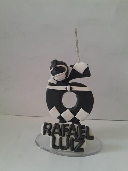 Vela Personalizada Power Rangers
