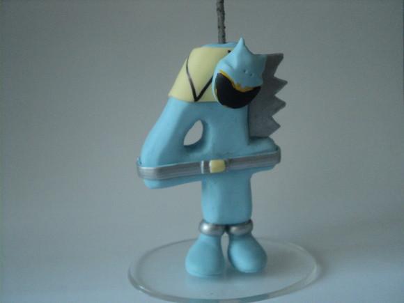 Vela Personalizada Power Rangers
