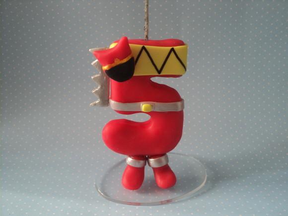 Vela Personalizada Power Rangers