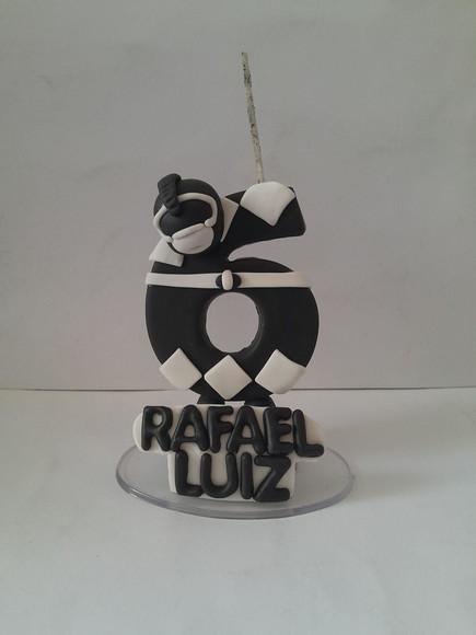 Vela Personalizada Power Rangers