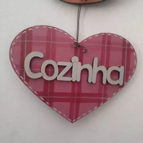 Enfeite de Porta Galinha Country em mdf