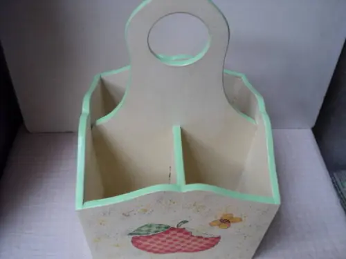 Kit Cozinha Organizadores Porta Talheres e Guardanapos
