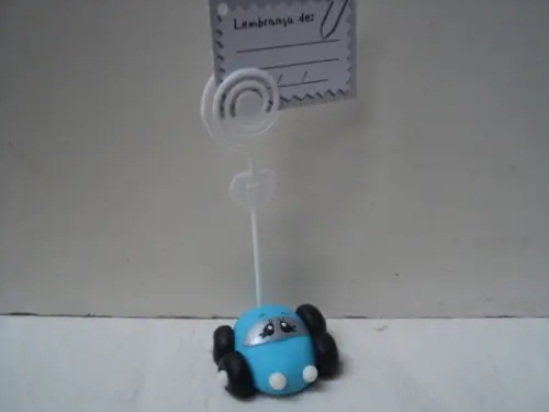 Lembrancinha Carrinho Em Biscuit