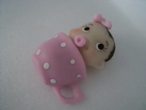 Lembrancinha Chá de Bebê Menina Imã