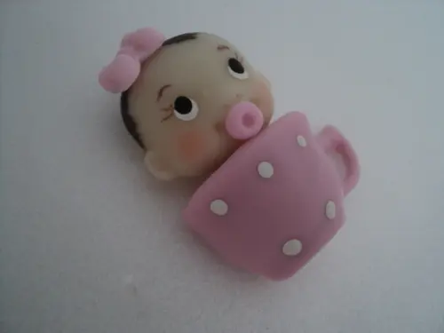 Lembrancinha Chá de Bebê Menina Imã