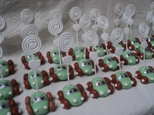Lembrancinha de Aniversário Carrinho Porta Recados