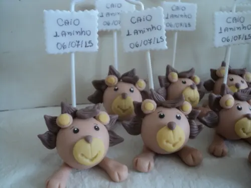 Lembrancinha de Aniversário Safari Leãozinho