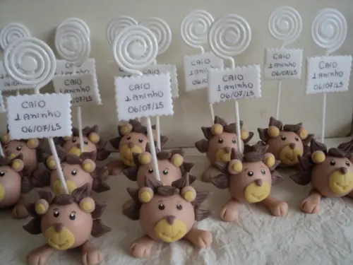 Lembrancinha de Aniversário Safari Leãozinho