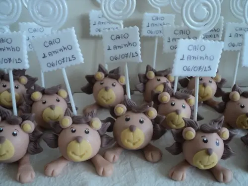 Lembrancinha de Aniversário Safari Leãozinho