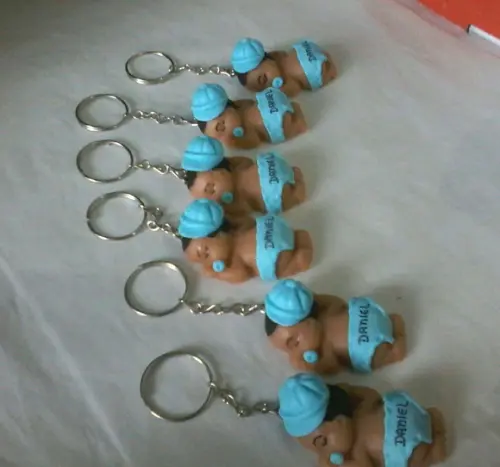 Lembrancinha de Maternidade Bebê Chaveiro Menino
