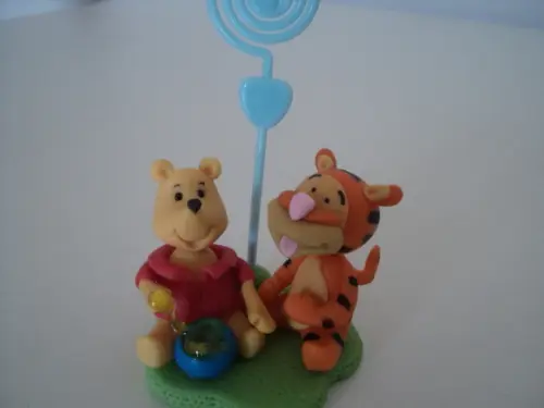Lembrancinha Infantil Tigrão e Pooh Porta Recados