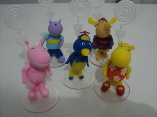 Lembrancinhas Backyardigans em biscuit