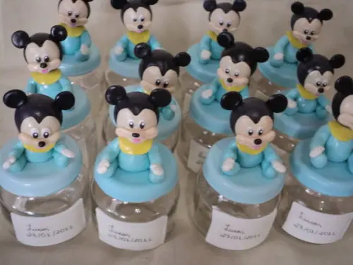 Lembrancinhas Mickey Baby no Potinho
