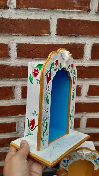 Oratório Capela Médio Decorado em mdf