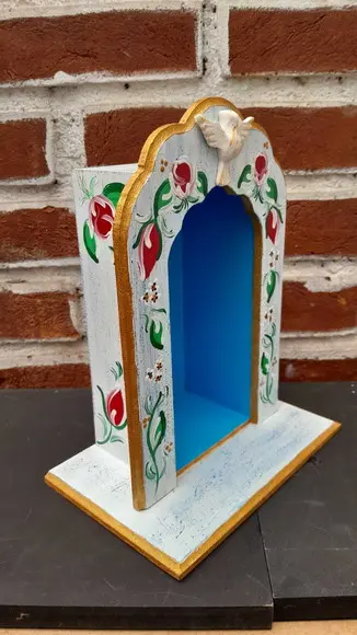 Oratório Capela Médio Decorado em mdf