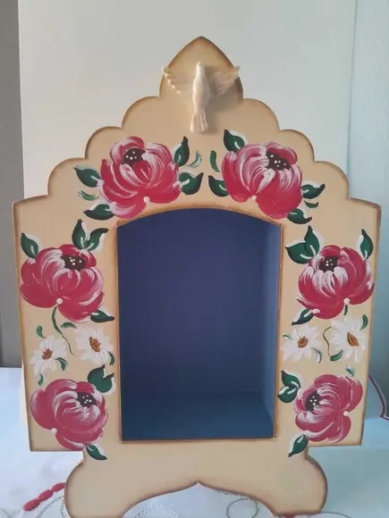 Oratório Capela Tamanho Médio Decorado
