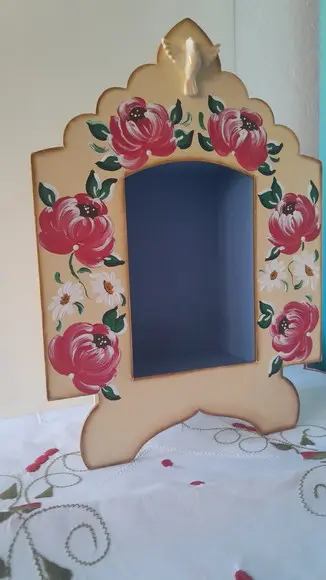 Oratorio Médio Decorado para Imagens de até 14,5 cm