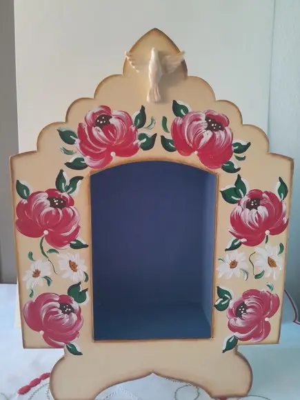 Oratorio Médio Decorado para Imagens de até 14,5 cm