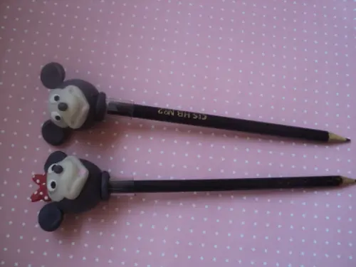 Ponteira para Lápis Mickey e Minie