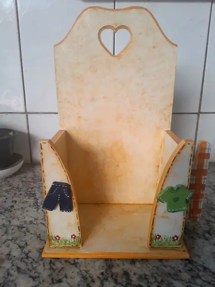 Porta Ferro em mdf Decorado