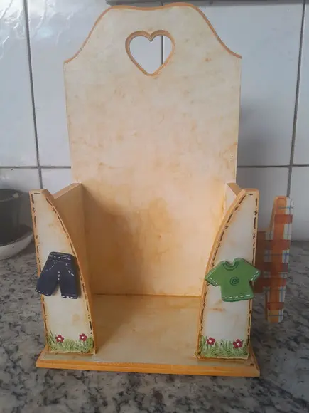 Porta Ferro em mdf Decorado